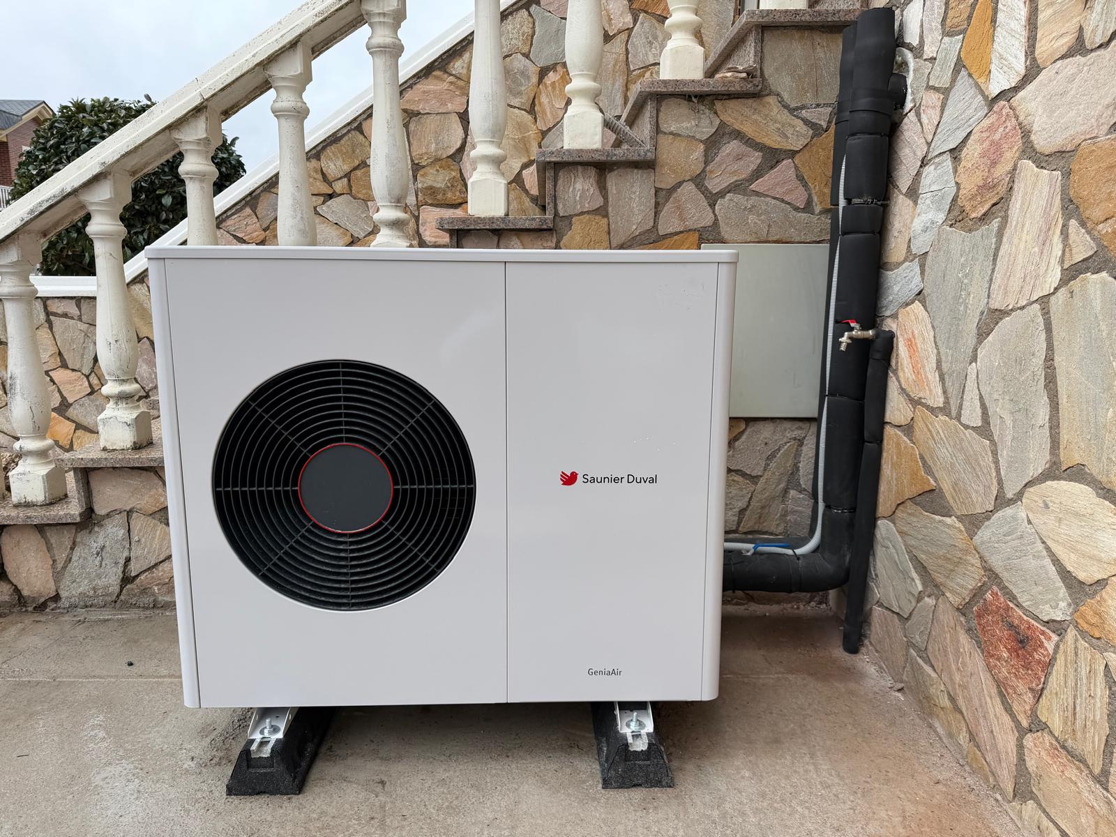 Aerotermia y ACS en vivienda unifamiliar