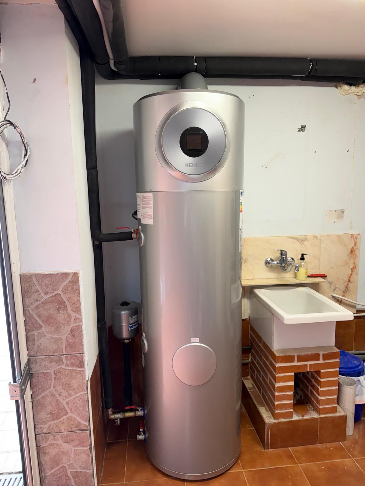 Aerotermo para agua caliente sanitaria