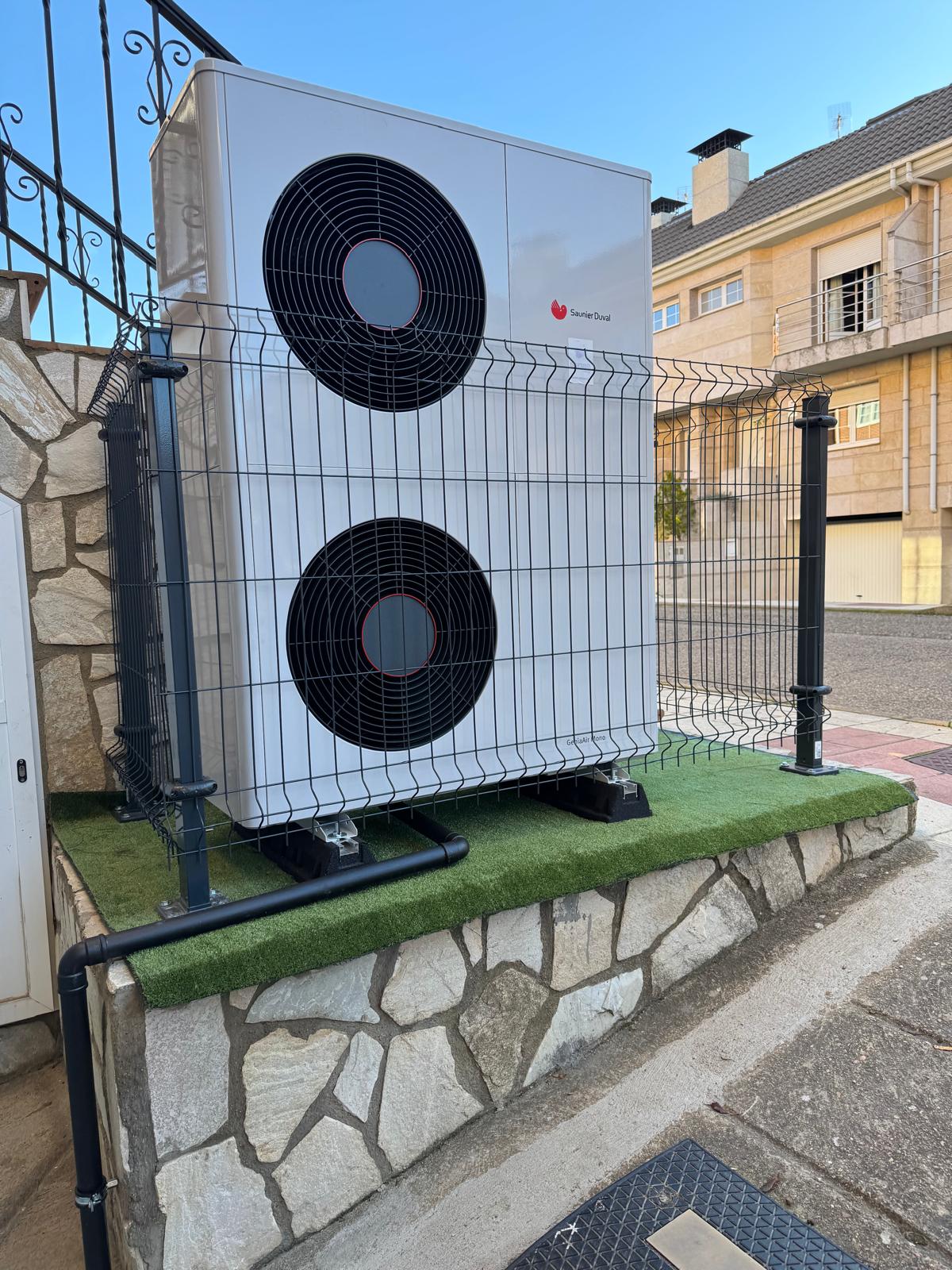 Instalación de aerotermia en San Andrés del Rabanedo
