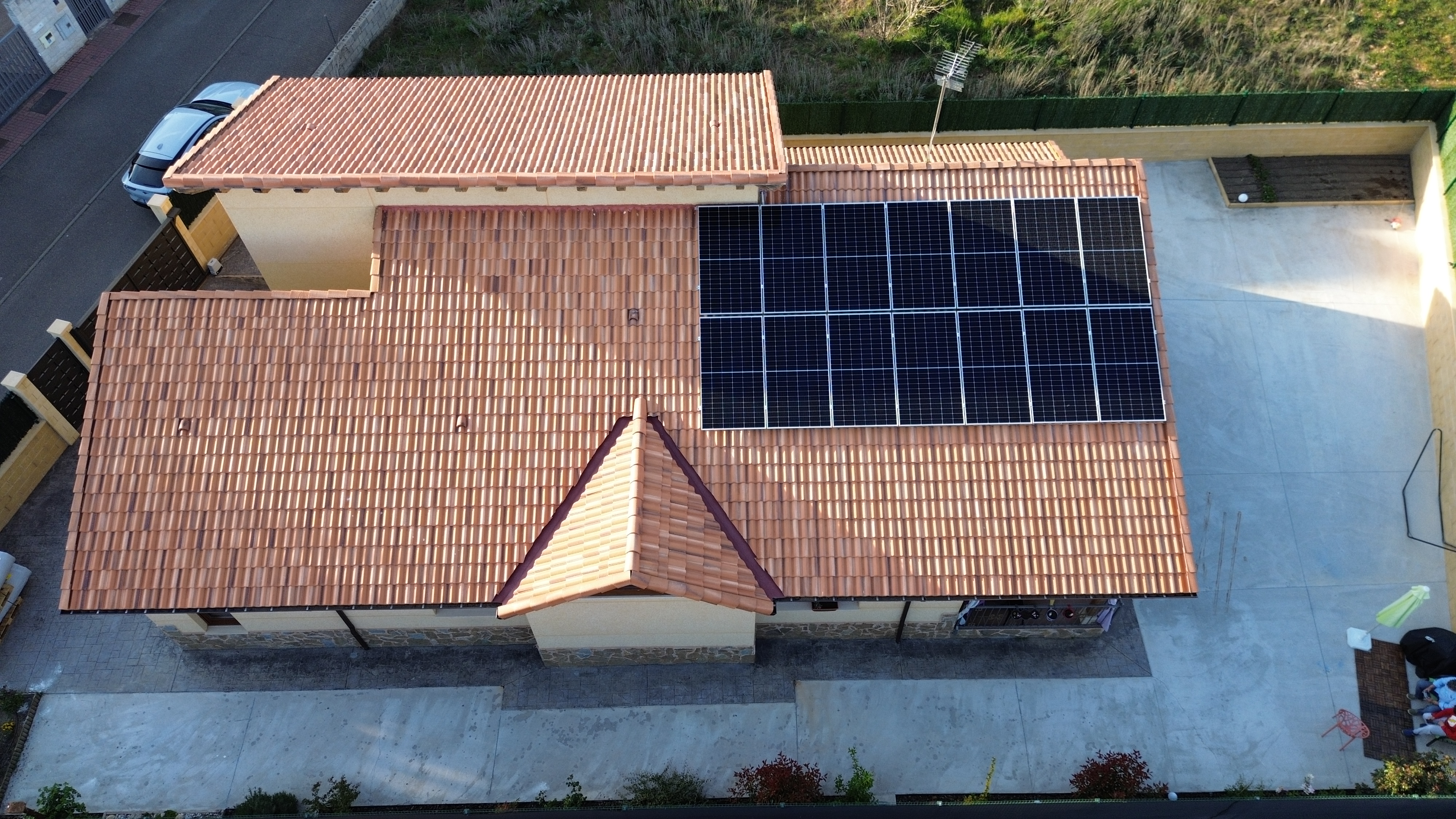 Instalación solar en Carbajal